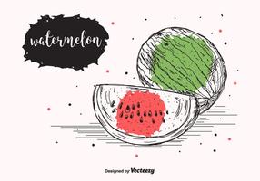 Watermelon Vector Background