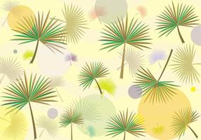 Palmetto Leaf Hipster Pattern Vector