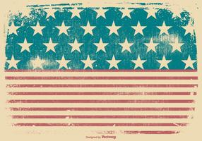 Grunge American Patriotic Background vector