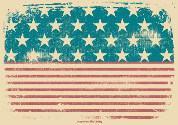 Grunge American Patriotic Background