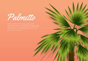 Palmetto Peach Background Free Vector