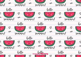 Hello Summer Vector Background