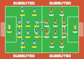 Subbuteo Game Player vector