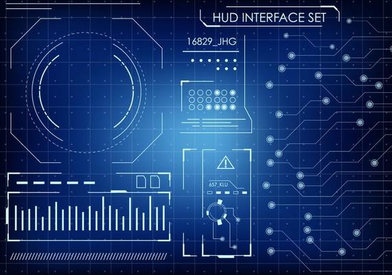 Futuristic HUD Interface Set