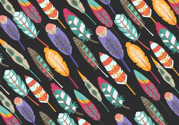 Pattern Of Boho Pluma