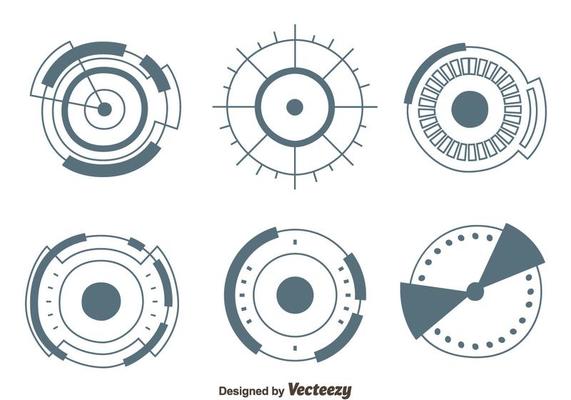 Hud Element Collection Vector