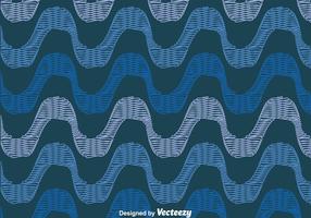 Blue Copacabana Seamless Pattern vector