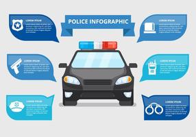 Police Infographic Vector
