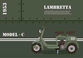 Lambretta Model-C Free Vector