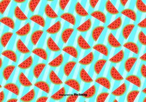 Cute Background Of Watermelon - Vector Pattern