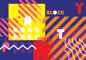 Block Party Vector Background
