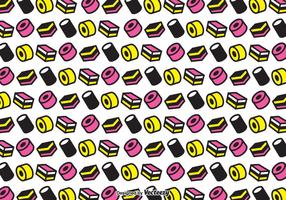 Allsorts Licorice Seamless Vector Pattern