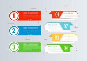 Vector Infographic Banner Set