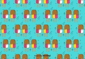 Modelo del Doodle de los Popsicles vector