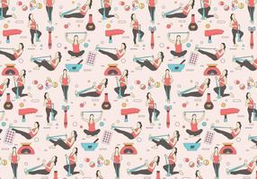 Physiotherapist Pattern Vector