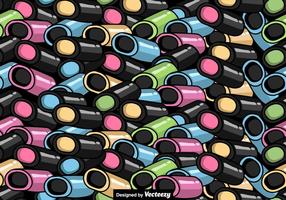 Vector Seamless Pattern Of Licorice Candies