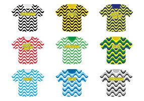 Copacabana Tshirt Collection vector