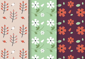 Free Spring Floral Pattern vector