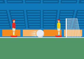 Subbuteo game illustration vector