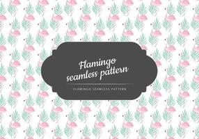 Vector Hand Drawn Flamingo Pattern
