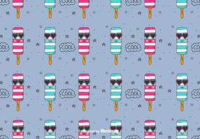 Cool Ice Cream Vector Pattern