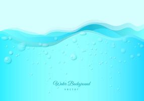 Free Water with Bubbles and Fizz Background vector