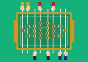 Ilustración del fútbol de mesa vector