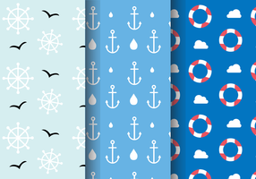 Free Sea Nautical Pattern vector