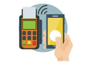 NFC Payment Vector Illustration