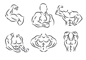 woman flexing bicep flat vector, bodybuilder 6748358 Vector Art at Vecteezy