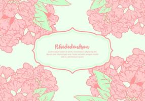 Rhododendron Background vector