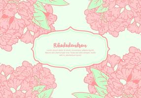 Rhododendron Background vector