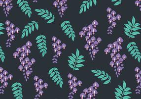 Dark Wisteria Pattern vector