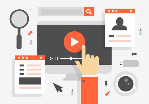 Free Flat Design Vector Elements Illustration