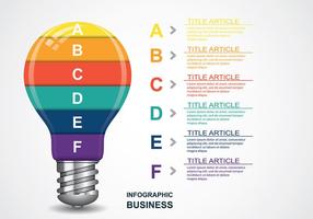 Ampoule Infographic Vector