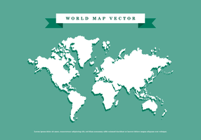 Mapa del mundo vectorial vector