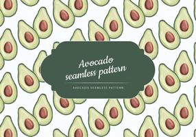 Vector Hand Drawn Avocado Pattern