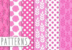 Pink Floral Pattern Set