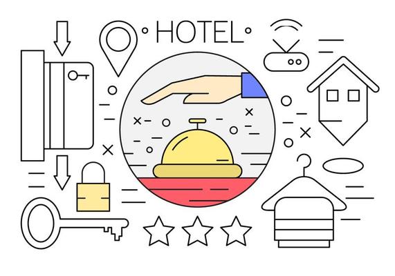 Linear Hotel Icons