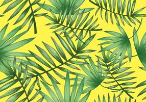 Tropical Palmetto Seamless Pattern Vector