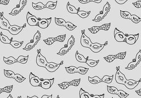 Masquerade Ball Pattern vector