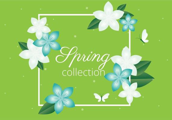 Free Spring Season Vector Background