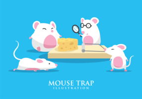 Ilustración de trampa de ratón