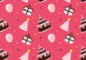 Anniversaire Pattern Free Vector