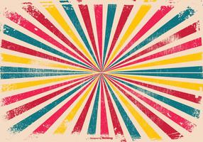 Colorful Grunge Sunburst Background vector