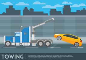 Towing Vector Background