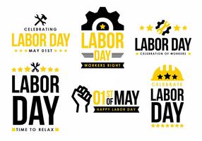 Labor Day Vector Element Design