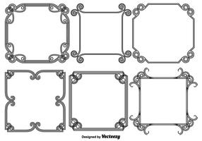 Vector Set Of Abstract FramesBorders