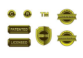 Gold Copyright Free Vector