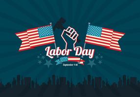 Labor Day Vector Background